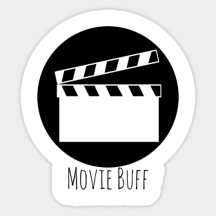 Movie Buff Sticker